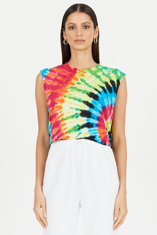 Tokyo Crop Muscle Tank - Cotton Citizen