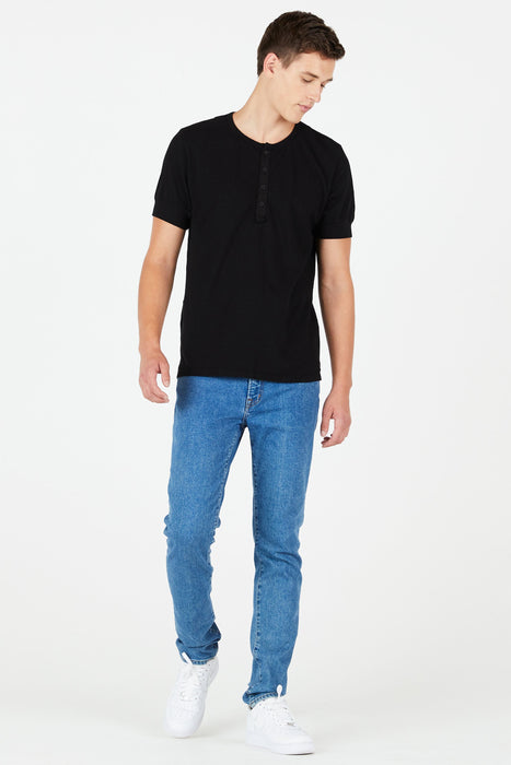 Bowie Henley Tee - Cotton Citizen