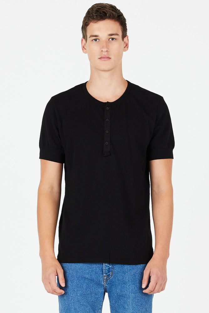 Bowie Henley Tee - Cotton Citizen