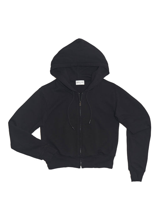 Milan Crop Zip Hoodie - Cotton Citizen